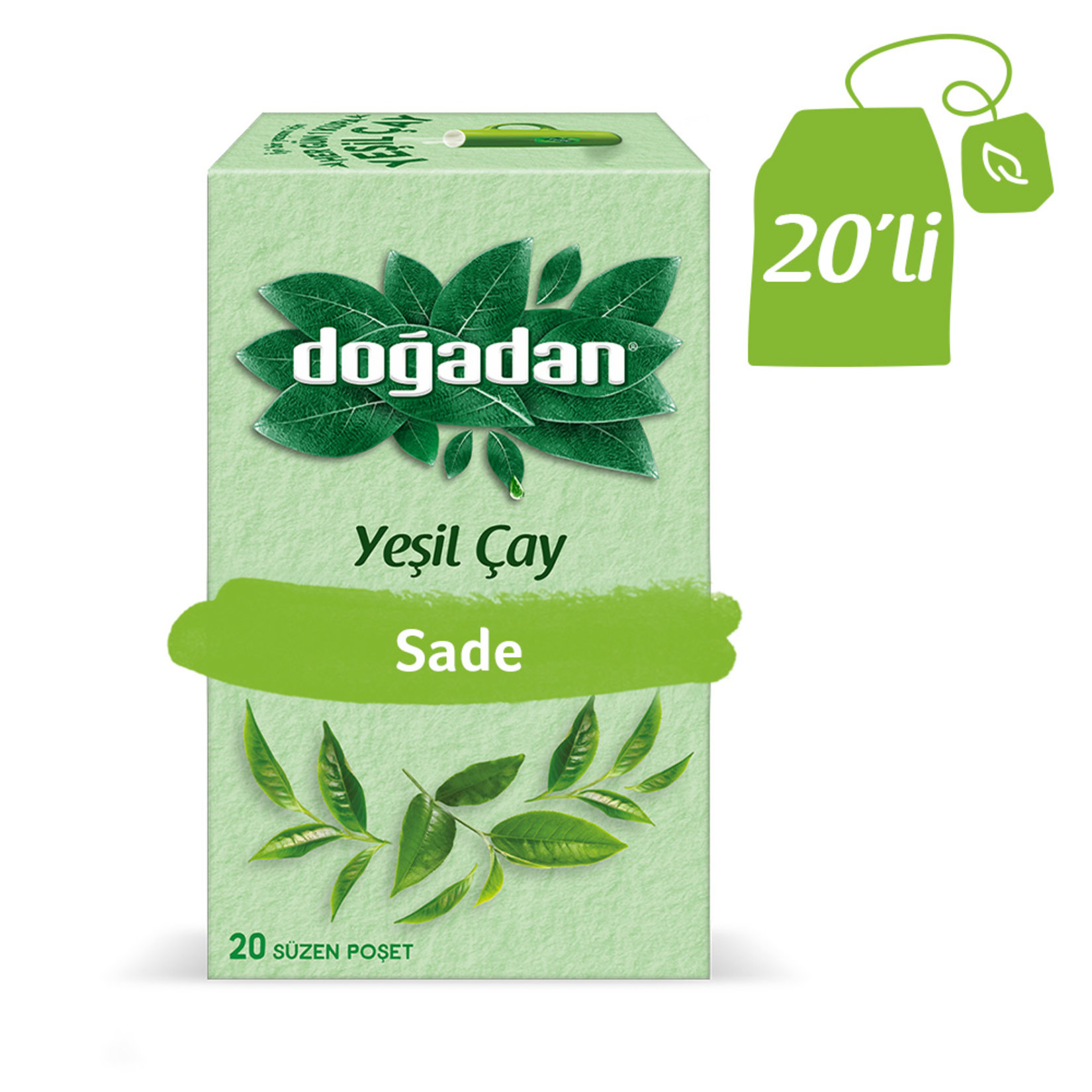 Doğadan - Green Tea 20 Bags in Box