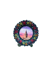 İstanbul Plate Tile Patterned - Thumbnail