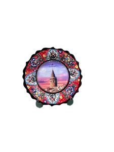 İstanbul Plate Tile Patterned - Thumbnail